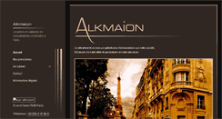Desktop Screenshot of alkmaion.info